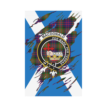 Load image into Gallery viewer, Macdonald Lives In Me Tartan Flag