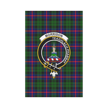 Load image into Gallery viewer, Morrison Modern Tartan Flag Clan Badge