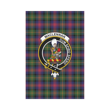Load image into Gallery viewer, Maclennan Large Tartan Flag Clan Badge,tartan garden flag,tartan,Scottish Tartan,Scottish Clans,Scots Tartan,Scotland Tartan,online shopping,Merry Christmas,garden flags,garden flag,Cyber Monday,Black Friday,tartan flag