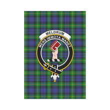 Load image into Gallery viewer, Meldrum Tartan Flag Clan Badge