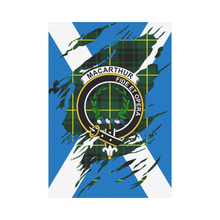Load image into Gallery viewer, Macarthur Lives In Me Tartan Flag - Macarthur ,Tartan Flag,tartan,Scottish Tartan,Scottish Clans,Scots Tartan,Scotland Tartan,rr_track_tartan,rr_track_nltartan,rr_track_dnt,online shopping,Merry Christmas,garden flags,garden flag,Cyber Monday,Black Friday,Tartan Lives in me