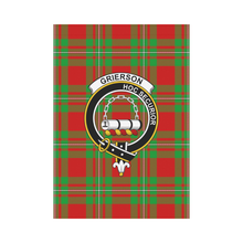 Load image into Gallery viewer, Grierson Tartan Flag Clan Badge,tartan garden flag,tartan,Scottish Tartan,Scottish Clans,Scots Tartan,Scotland Tartan,online shopping,Merry Christmas,garden flags,garden flag,Cyber Monday,Black Friday,tartan flag