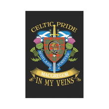 Load image into Gallery viewer, MacGregor Clan Celtic Pride Garden Flag | Over 300 Clans | Special Custom Design