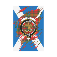 Load image into Gallery viewer, Hay Lives In Me Tartan Flag