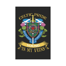 Load image into Gallery viewer, Young Clan Celtic Pride Garden Flag | Over 300 Clans | Special Custom Design
