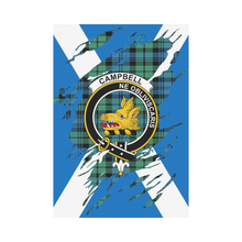 Load image into Gallery viewer, Campbell Lives In Me Tartan Flag