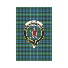 Load image into Gallery viewer, Lyon Clan Tartan Flag Clan Badge