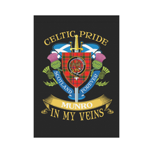 Load image into Gallery viewer, Munro Clan Celtic Pride Garden Flag | Over 300 Clans | Special Custom Design