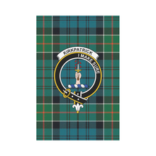 Load image into Gallery viewer, Kirkpatrick Tartan Flag Clan Badge