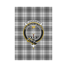 Load image into Gallery viewer, Glendinning Tartan Flag Clan Badge