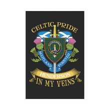 Load image into Gallery viewer, Henderson (MacKendrick) Clan Celtic Pride Garden Flag | Over 300 Clans | Special Custom Design