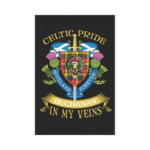 Load image into Gallery viewer, Buchanan Clan Celtic Pride Garden Flag | Over 300 Clans | Special Custom Design