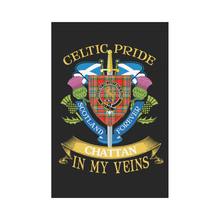 Load image into Gallery viewer, Chattan Clan Celtic Pride Garden Flag | Over 300 Clans | Special Custom Design