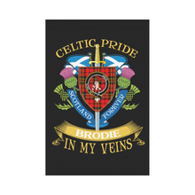 Load image into Gallery viewer, Brodie Clan Celtic Pride Garden Flag | Over 300 Clans | Special Custom Design