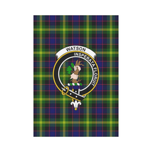 Load image into Gallery viewer, Watson Modern Tartan Flag Clan Badge,tartan garden flag,tartan,Scottish Tartan,Scottish Clans,Scots Tartan,Scotland Tartan,online shopping,Merry Christmas,garden flags,garden flag,Cyber Monday,Black Friday,tartan flag