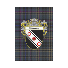 Load image into Gallery viewer, Conway Tartan Flag Clan Badge
