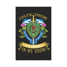 Load image into Gallery viewer, Currie or Curry Clan Celtic Pride Garden Flag | Over 300 Clans | Special Custom Design