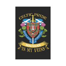 Load image into Gallery viewer, MacLean Clan Celtic Pride Garden Flag | Over 300 Clans | Special Custom Design