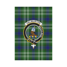 Load image into Gallery viewer, Haliburton Glen Tartan Flag Clan Badge,tartan garden flag,tartan,Scottish Tartan,Scottish Clans,Scots Tartan,Scotland Tartan,online shopping,Merry Christmas,garden flags,garden flag,Cyber Monday,Black Friday,tartan flag