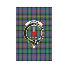 Load image into Gallery viewer, Logan Ancient Tartan Flag Clan Badge