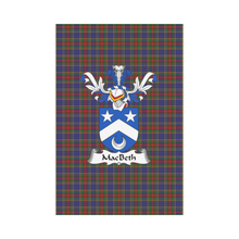 Load image into Gallery viewer, Macbeth Tartan Flag Clan Badge