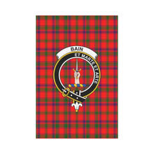 Load image into Gallery viewer, Bain Tartan Flag Clan Badge,tartan garden flag,tartan,Scottish Tartan,Scottish Clans,Scots Tartan,Scotland Tartan,online shopping,Merry Christmas,garden flags,garden flag,Cyber Monday,Black Friday,tartan flag
