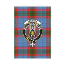 Load image into Gallery viewer, Preston Tartan Flag Clan Badge,tartan garden flag,tartan,Scottish Tartan,Scottish Clans,Scots Tartan,Scotland Tartan,online shopping,Merry Christmas,garden flags,garden flag,Cyber Monday,Black Friday,tartan flag