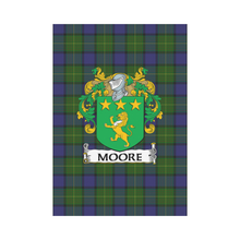 Load image into Gallery viewer, Moore Tartan Flag Clan Badge