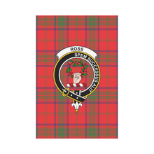 Load image into Gallery viewer, Ross Modern Tartan Flag Clan Badge