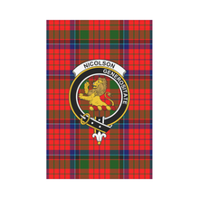 Load image into Gallery viewer, Nicolson Modern Tartan Flag Clan Badge
