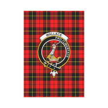 Load image into Gallery viewer, Wallace Hunting - Red Tartan Flag Clan Badge,tartan garden flag,tartan,Scottish Tartan,Scottish Clans,Scots Tartan,Scotland Tartan,online shopping,Merry Christmas,garden flags,garden flag,Cyber Monday,Black Friday,tartan flag