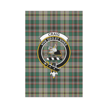 Load image into Gallery viewer, Craig Ancient Tartan Flag Clan Badge,tartan garden flag,tartan,Scottish Tartan,Scottish Clans,Scots Tartan,Scotland Tartan,online shopping,Merry Christmas,garden flags,garden flag,Cyber Monday,Black Friday,tartan flag