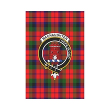 Load image into Gallery viewer, Macnaughton Modern Tartan Flag Clan Badge