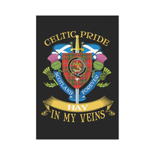 Load image into Gallery viewer, Hay Clan Celtic Pride Garden Flag | Over 300 Clans | Special Custom Design