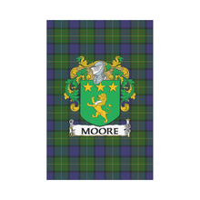 Load image into Gallery viewer, Moore Tartan Flag Clan Badge,tartan garden flag,tartan,Scottish Tartan,Scottish Clans,Scots Tartan,Scotland Tartan,online shopping,Merry Christmas,garden flags,garden flag,Cyber Monday,Black Friday,tartan flag