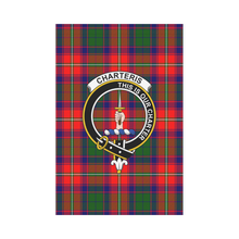 Load image into Gallery viewer, Charteris District Tartan Flag Clan Badge,tartan garden flag,tartan,Scottish Tartan,Scottish Clans,Scots Tartan,Scotland Tartan,online shopping,Merry Christmas,garden flags,garden flag,Cyber Monday,Black Friday,tartan flag