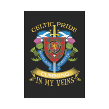 Load image into Gallery viewer, Cumming Clan Celtic Pride Garden Flag | Over 300 Clans | Special Custom Design