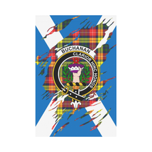Load image into Gallery viewer, Buchanan Lives In Me Tartan Flag