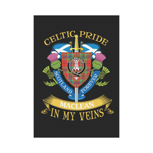 Load image into Gallery viewer, MacLean Clan Celtic Pride Garden Flag | Over 300 Clans | Special Custom Design