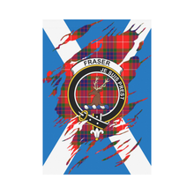 Load image into Gallery viewer, Fraser (Of Lovat) Lives In Me Tartan Flag