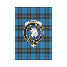 Load image into Gallery viewer, Ramsay Blue Ancient Tartan Flag Clan Badge,tartan garden flag,tartan,Scottish Tartan,Scottish Clans,Scots Tartan,Scotland Tartan,online shopping,Merry Christmas,garden flags,garden flag,Cyber Monday,Black Friday,tartan flag