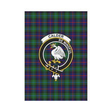 Load image into Gallery viewer, Calder Modern Tartan Flag Clan Badge