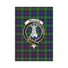 Load image into Gallery viewer, Malcolm I Tartan Flag Clan Badge,tartan garden flag,tartan,Scottish Tartan,Scottish Clans,Scots Tartan,Scotland Tartan,online shopping,Merry Christmas,garden flags,garden flag,Cyber Monday,Black Friday,tartan flag