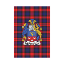 Load image into Gallery viewer, Mclaughlin Tartan Flag Clan Badge