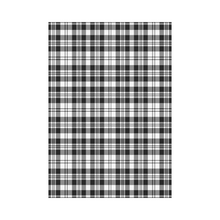 Load image into Gallery viewer, SCOTT BLACK _ WHITE MODERN Tartan Flag