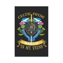 Load image into Gallery viewer, Baillie Clan Celtic Pride Garden Flag | Over 300 Clans | Special Custom Design