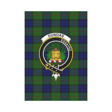 Load image into Gallery viewer, Dundas Modern Tartan Flag Clan Badge