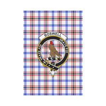 Load image into Gallery viewer, Boswell Modern Tartan Flag Clan Badge