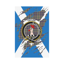 Load image into Gallery viewer, Taylor Lives In Me Tartan Flag - Taylor ,Tartan Flag,tartan,Scottish Tartan,Scottish Clans,Scots Tartan,Scotland Tartan,rr_track_tartan,rr_track_nltartan,rr_track_dnt,online shopping,Merry Christmas,garden flags,garden flag,Cyber Monday,Black Friday,Tartan Lives in me