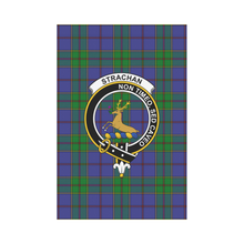 Load image into Gallery viewer, Strachan Tartan Flag Clan Badge